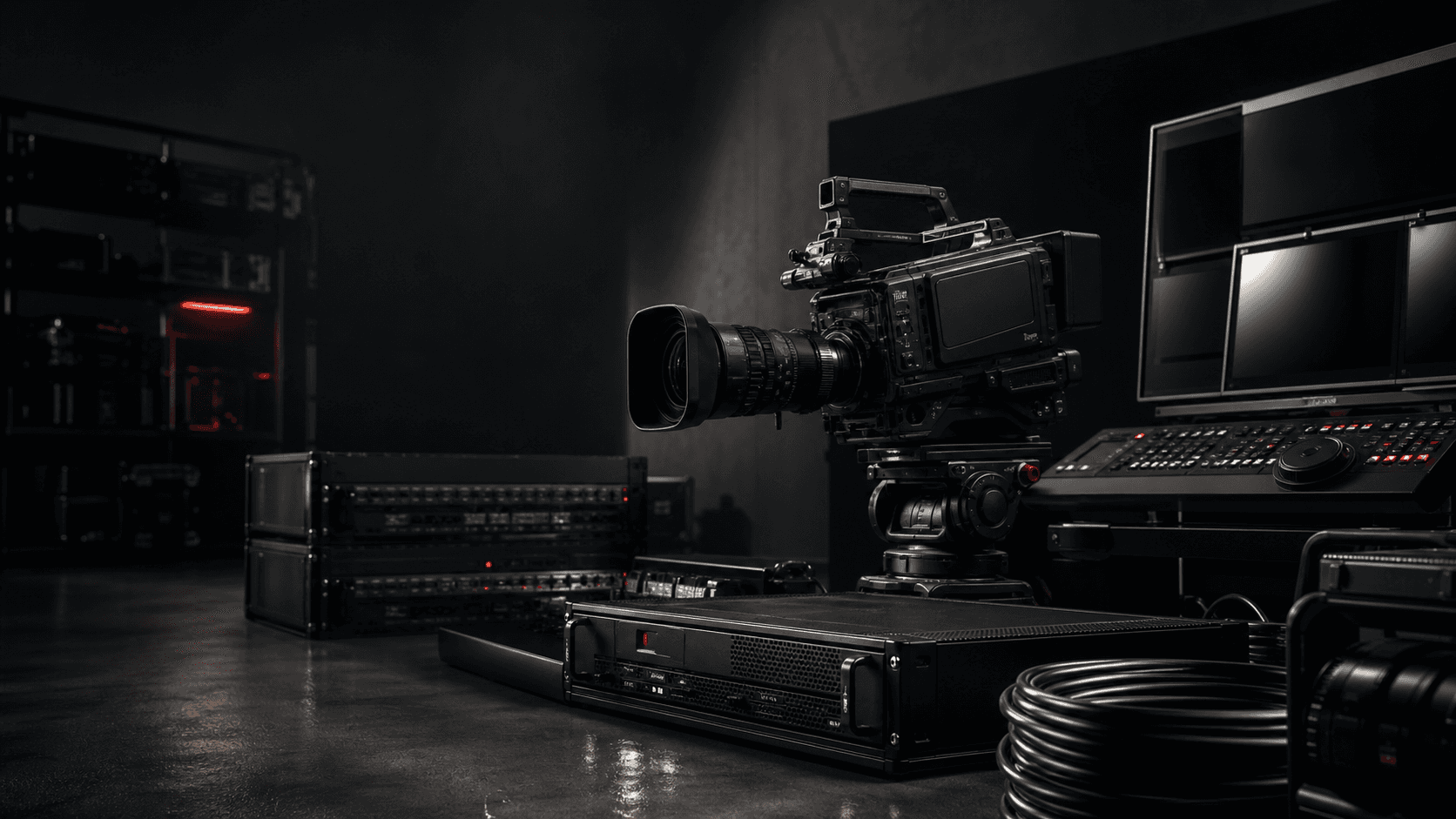 Professional broadcast equipment from Broadcast Solutions project inventory